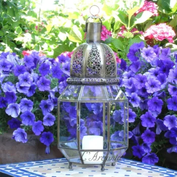 Product [14]_4 - Brass Silver Lamp - themoroccangallery