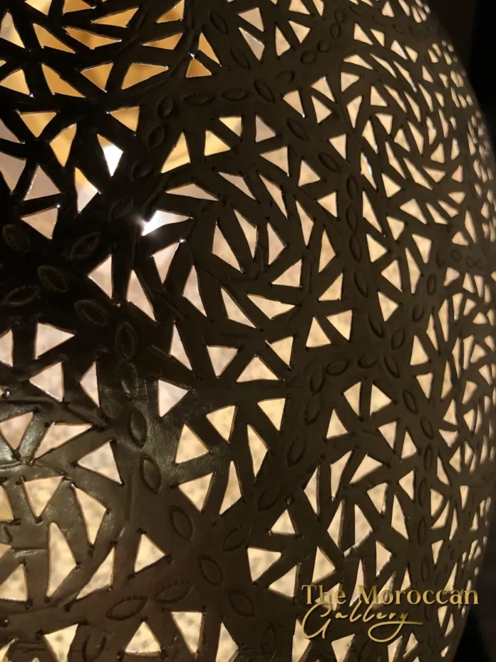 Hanging Moroccan Brass Lamp - TheMoroccanGallery.com