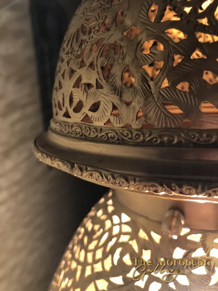 Hanging Moroccan Brass Lamp - TheMoroccanGallery.com