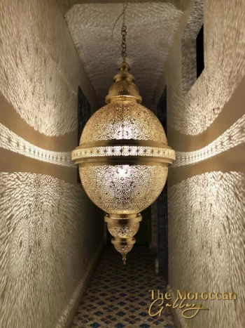 Prd_1_Hanging Moroccan Brass Lamp 1