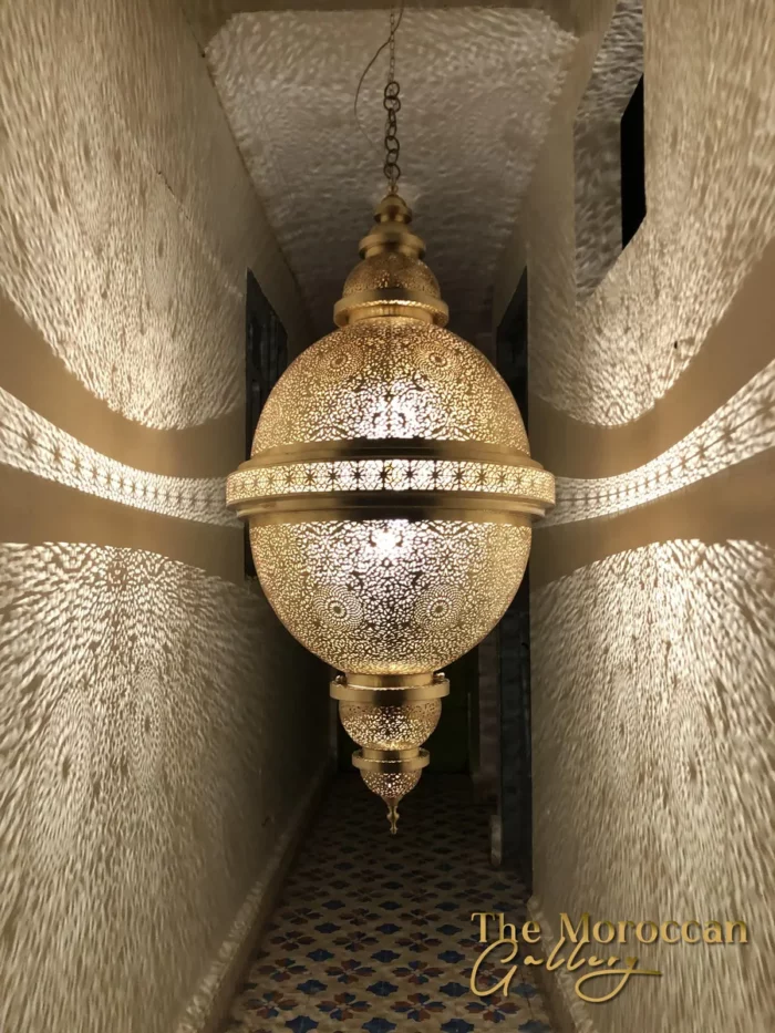 Prd_1_Hanging Moroccan Brass Lamp 1
