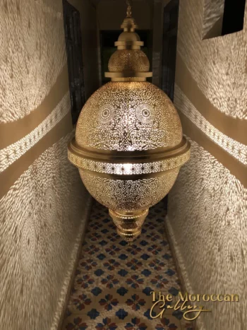 Prd_1_Hanging Moroccan Brass Lamp 3
