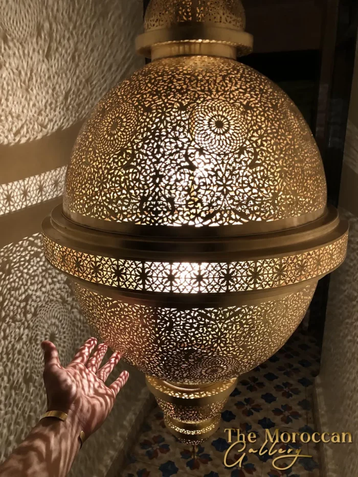 Prd_1_Hanging Moroccan Brass Lamp 7