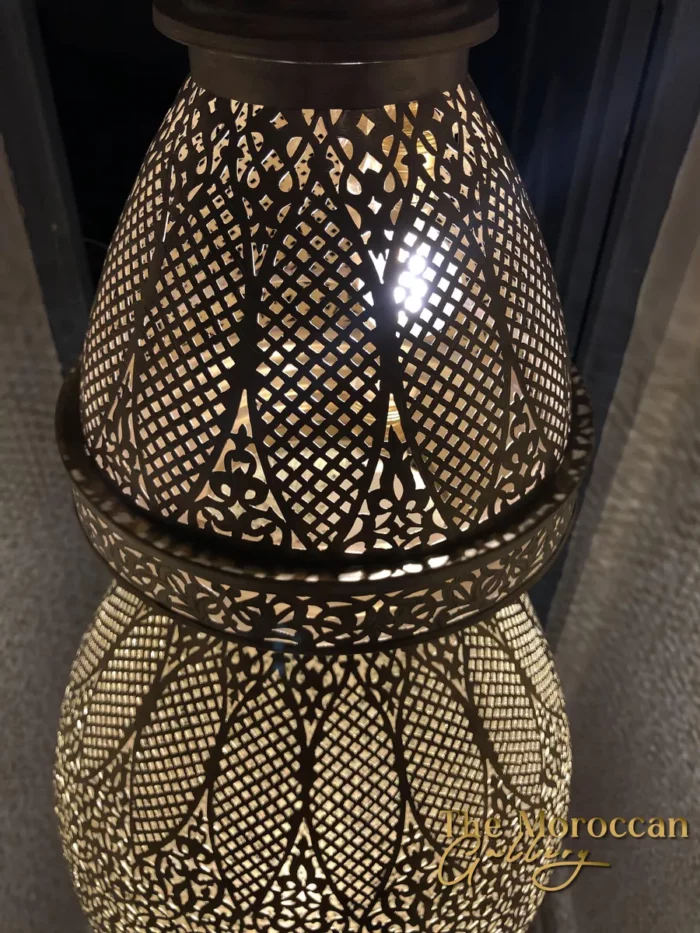 Hanging Moroccan Brass Lamp - TheMoroccanGallery.com