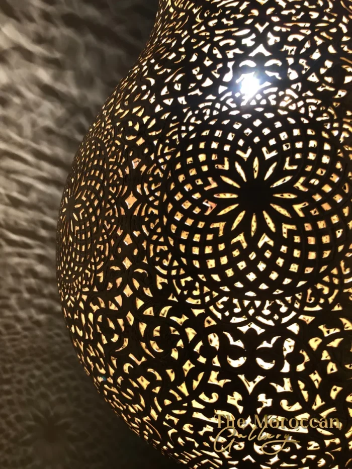 Hanging Moroccan Brass Lamp - TheMoroccanGallery.com
