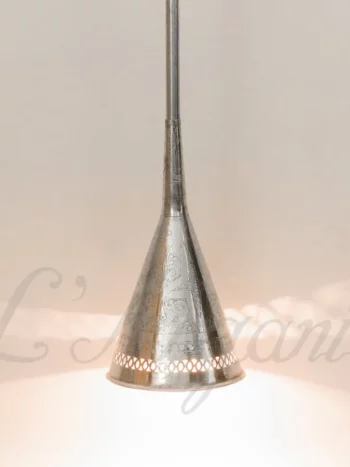 Product [10]_1 - Brass Silver Lamp - themoroccangallery