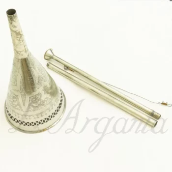 Product [10]_2 - Brass Silver Lamp - themoroccangallery