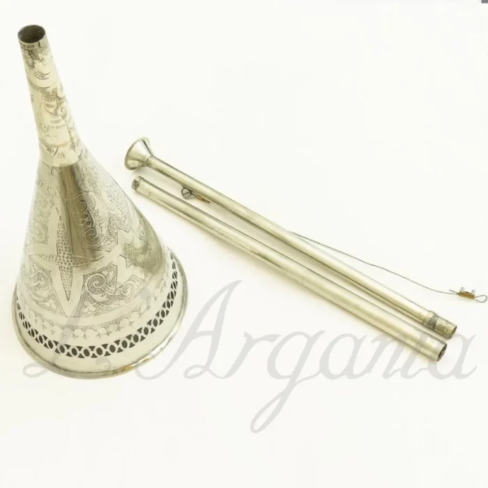 Product [10]_2 - Brass Silver Lamp - themoroccangallery