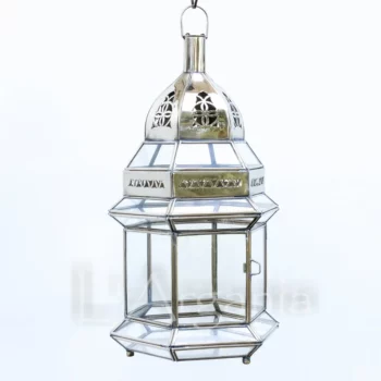 Product [12]_1 - Brass Silver Lamp - themoroccangallery