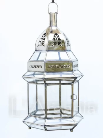 Product [12]_1 - Brass Silver Lamp - themoroccangallery