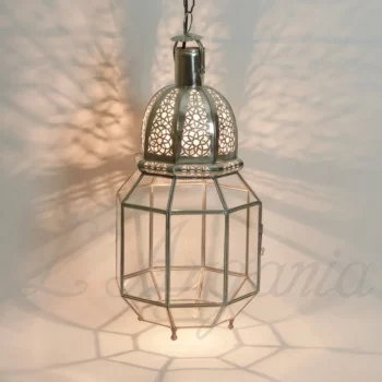 Product [15]_1 - Brass Silver Lamp - themoroccangallery