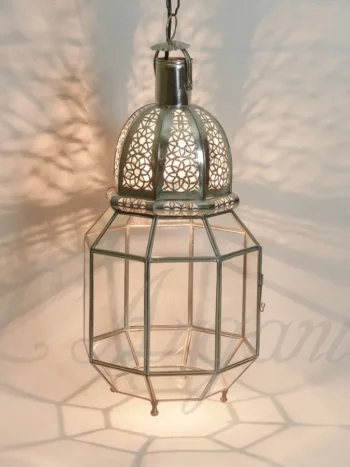 Product [15]_1 - Brass Silver Lamp - themoroccangallery