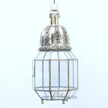 Product [15]_2 - Brass Silver Lamp - themoroccangallery