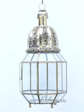 Product [15]_2 - Brass Silver Lamp - themoroccangallery