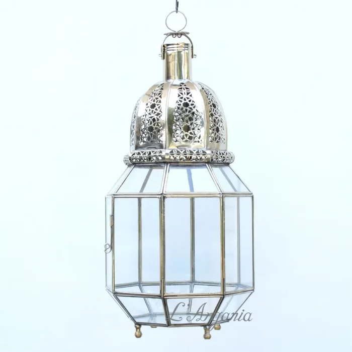 Product [15]_2 - Brass Silver Lamp - themoroccangallery