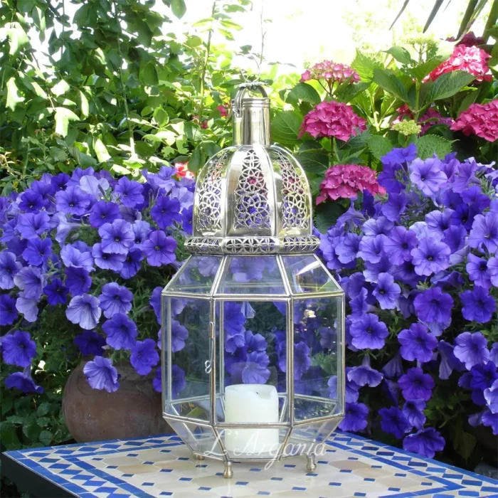 Product [15]_3 - Brass Silver Lamp - themoroccangallery