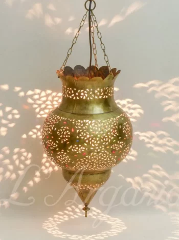 Product [16]_1 - Brass Silver Lamp - themoroccangallery