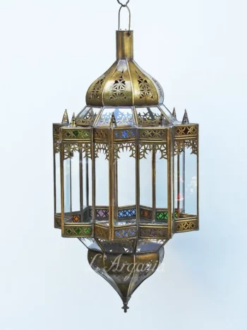 Product [17]_2 - Brass Silver Lamp - themoroccangallery