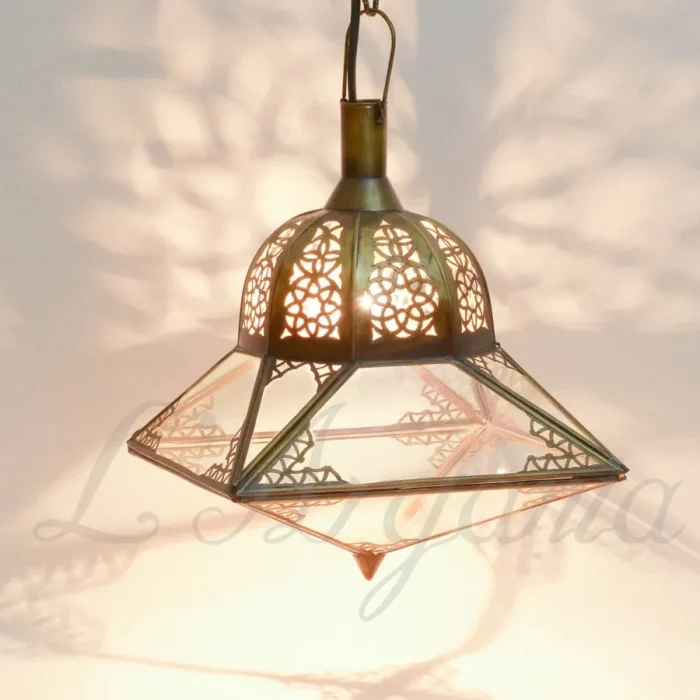 Product [1]_1 - Brass Silver Lamp - themoroccangallery