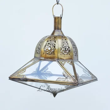 Product [1]_2 - Brass Silver Lamp - themoroccangallery