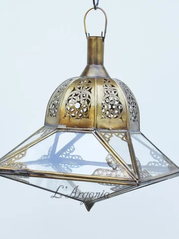 Product [1]_2 - Brass Silver Lamp - themoroccangallery