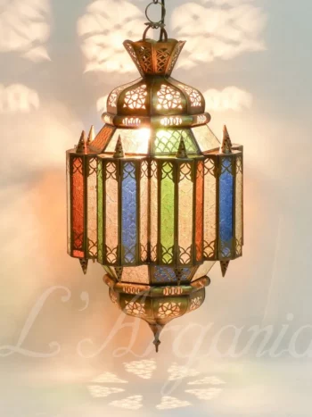 Product [20]_1 - Brass Silver Lamp - themoroccangallery