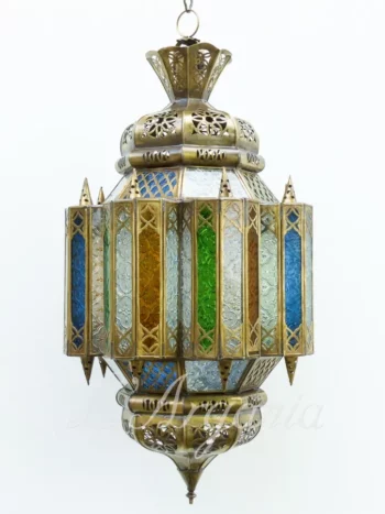 Product [20]_2 - Brass Silver Lamp - themoroccangallery