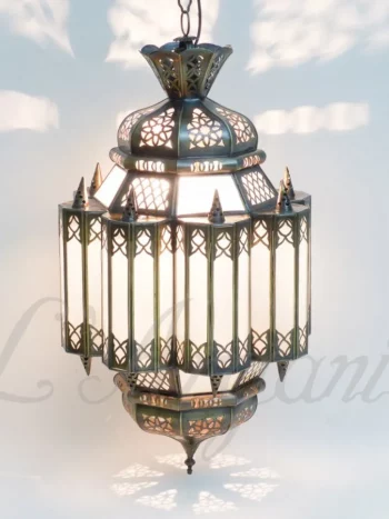 Product [21]_1 - Brass Silver Lamp - themoroccangallery