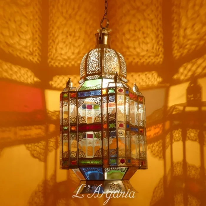 Product [22]_1 - Brass Silver Lamp - themoroccangallery