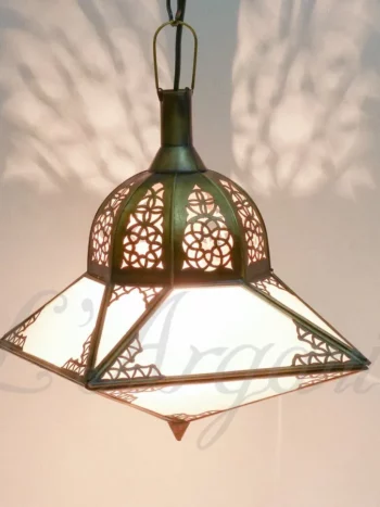 Product [2]_1 - Brass Silver Lamp - themoroccangallery