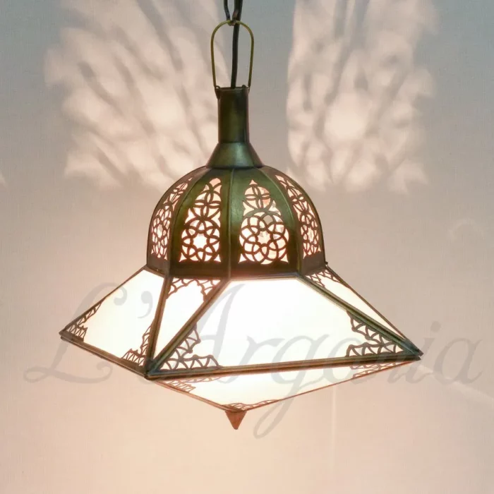 Product [2]_1 - Brass Silver Lamp - themoroccangallery
