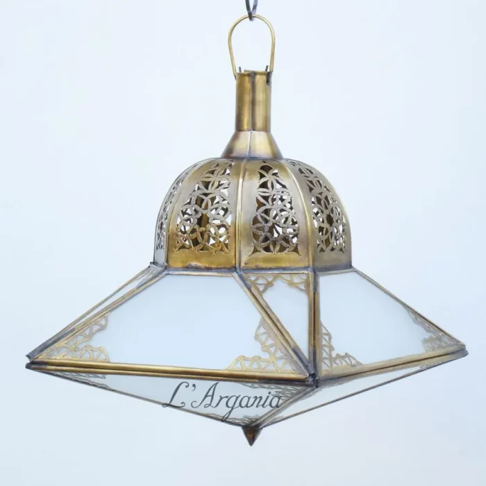 Product [2]_2 - Brass Silver Lamp - themoroccangallery