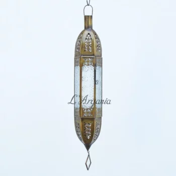 Product [5]_2 - Brass Silver Lamp - themoroccangallery