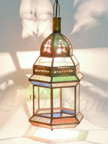 Product [7]_1 - Brass Silver Lamp - themoroccangallery