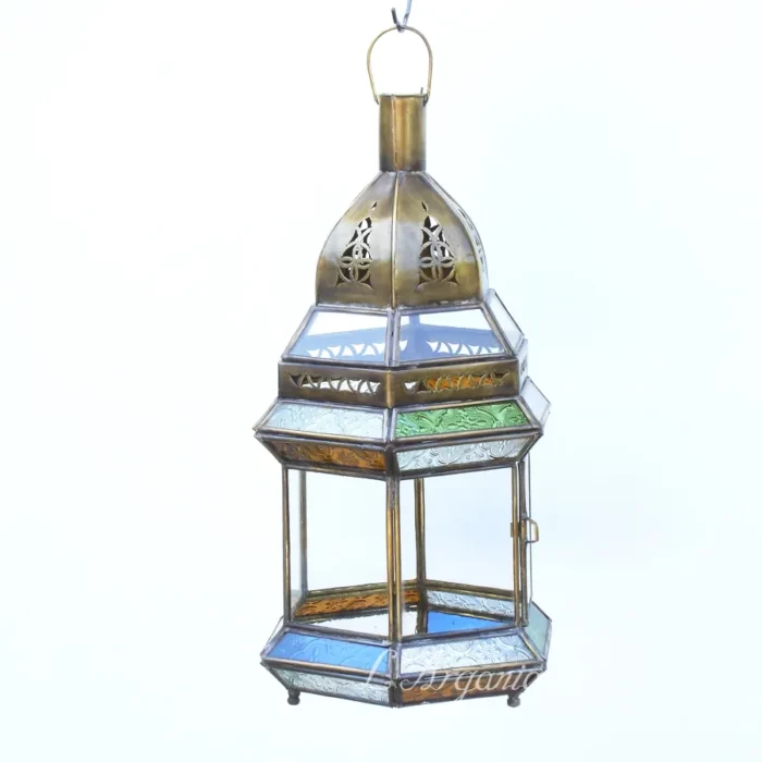 Product [7]_2 - Brass Silver Lamp - themoroccangallery