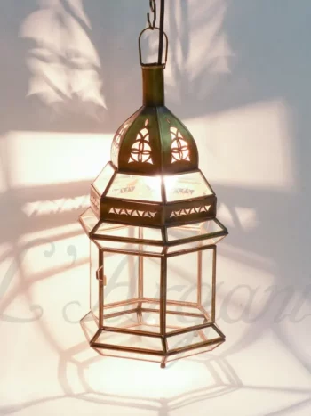 Product [8]_1 - Brass Silver Lamp - themoroccangallery