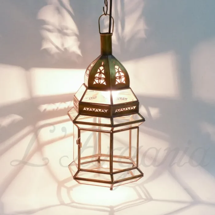 Product [8]_1 - Brass Silver Lamp - themoroccangallery