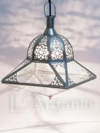 Product [9]_1 - Brass Silver Lamp - themoroccangallery