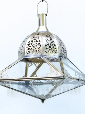 Product [9]_2 - Brass Silver Lamp - themoroccangallery