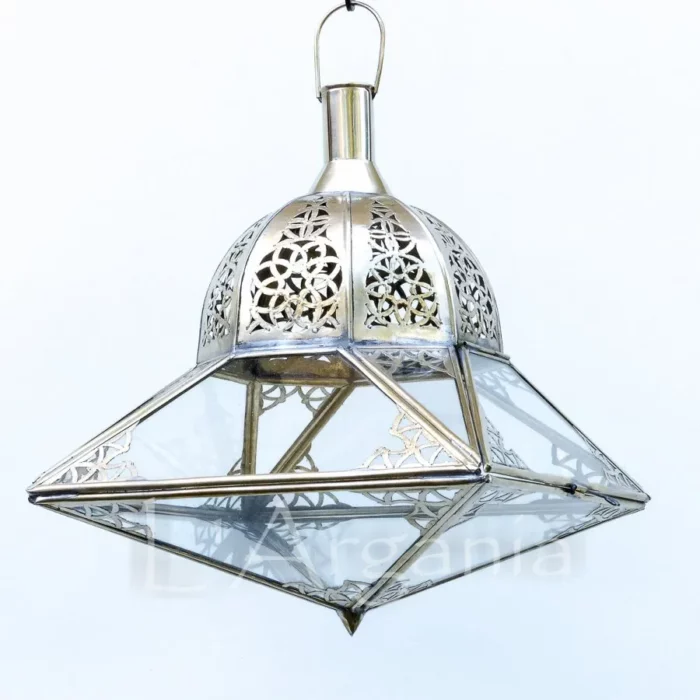 Product [9]_2 - Brass Silver Lamp - themoroccangallery