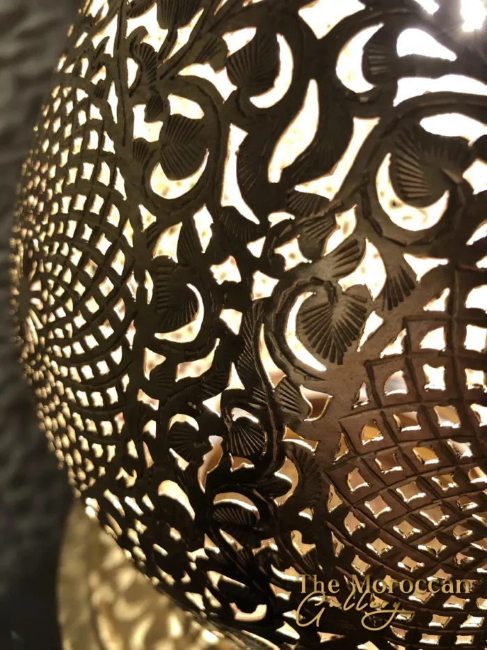 Hanging Brass Lamp - TheMoroccanGallery.com