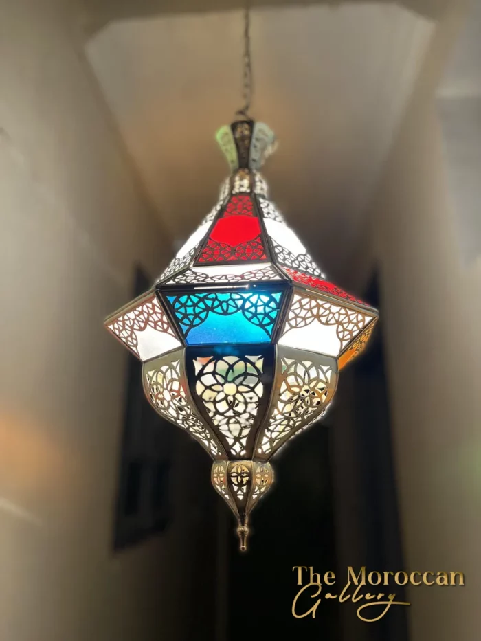 Glass Lantern - TheMoroccanGallery.com