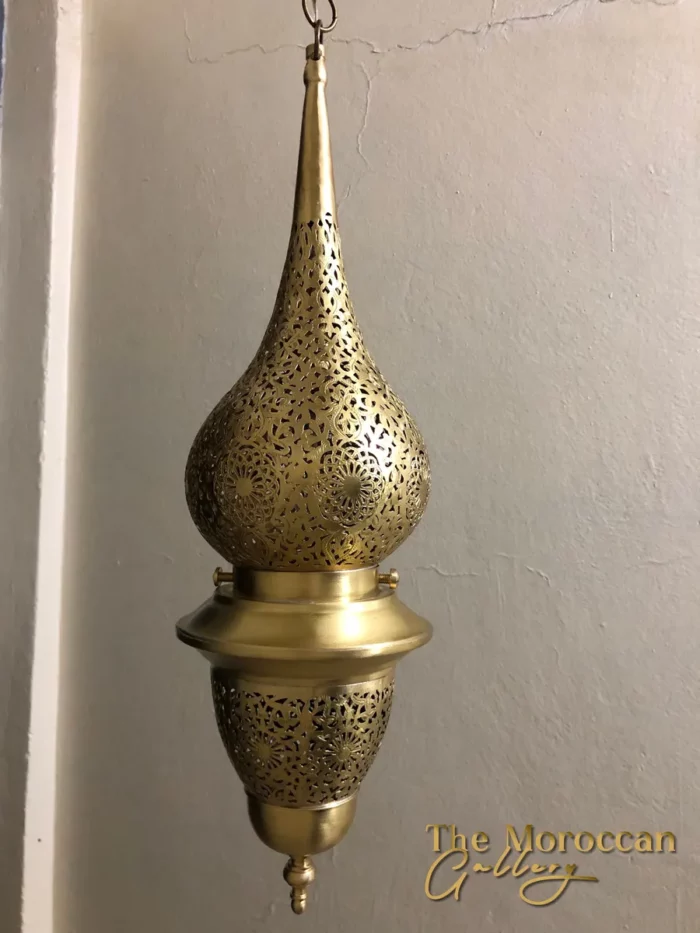Hanging Brass Lamp - TheMoroccanGallery.com