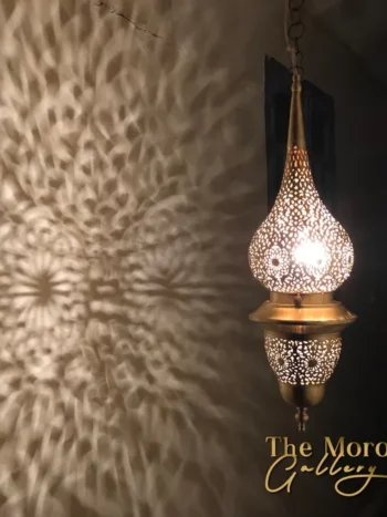 Hanging Brass Lamp - TheMoroccanGallery.com