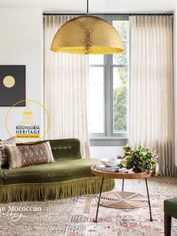Gold Dome Lamp - TheMoroccanGallery.com
