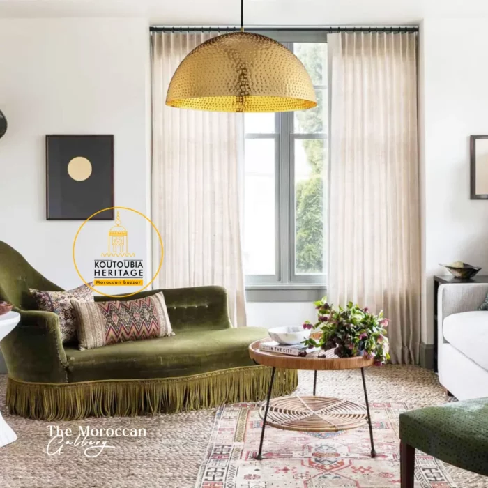 Gold Dome Lamp - TheMoroccanGallery.com