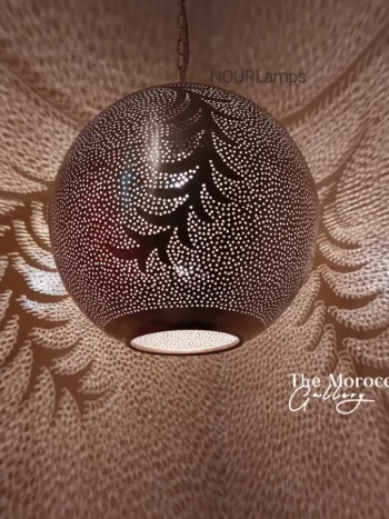 Brass Ceiling Lamp - TheMoroccanGallery.com
