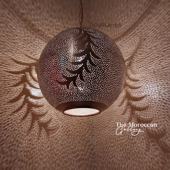Brass Ceiling Lamp - TheMoroccanGallery.com