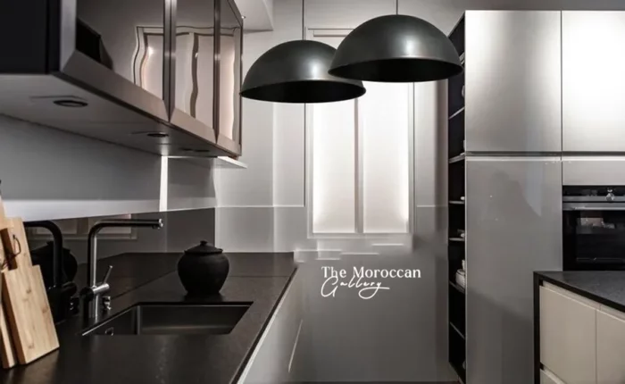 Black Dome Lamp - TheMoroccanGallery.com