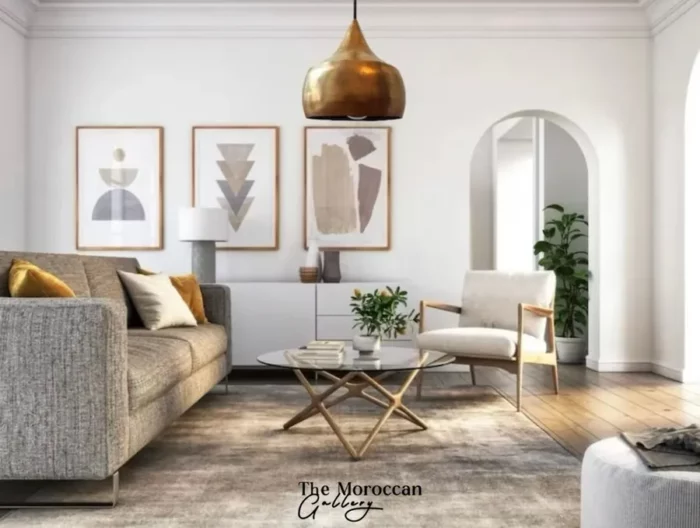 Gold Dome Lamp - TheMoroccanGallery.com